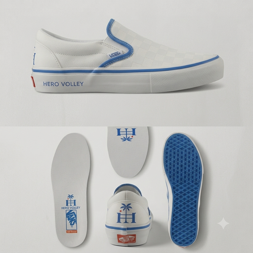 Hero Volley Customs - Vans Skate Slip-On