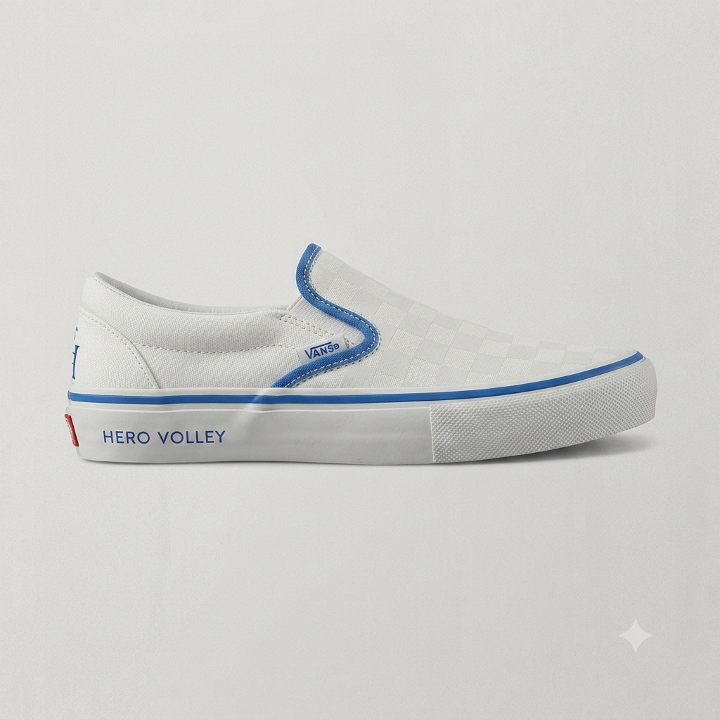 Hero Volley Customs - Vans Skate Slip-On
